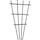 Trendline Rankgitter 120 x 0 cm Schwarz