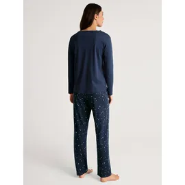 CALIDA Sweet Dreams Schlafanzug Blau 36/38