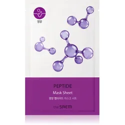 The Saem Bio Solution Peptide Textil-Maske zur intensiven Straffung und Aufhellung der Haut 20 g