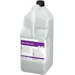 ECOLAB Mikro-Quat Extra Desinfektionsreiniger, Effizienter, desinfizierender Flüssigreiniger für die Lebensmittelindustrie, 5 l - Kanister