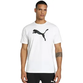 Puma teamRISE Logo Jersey Cotton weiß M