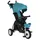 Byox Tricycle Flexy Lux 3 in 1 Dreirad, klappbar, Gummireifen, drehbarer Sitz dunkelblau