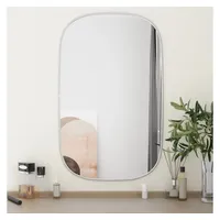 VidaXL Wandspiegel Silbern 80x50 cm