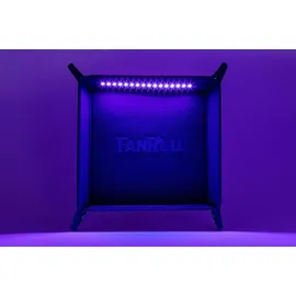 fanroll Shadowlight Faltbarer Blacklight Würfelteller Black