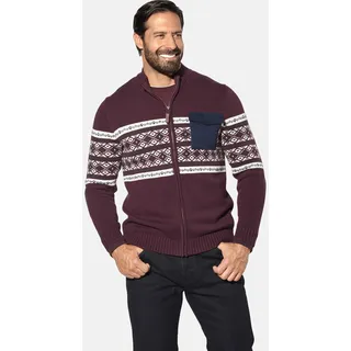 Jan Vanderstorm Strickjacke BJORNSEN dunkelrot- 60/62