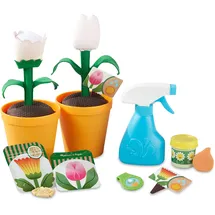 Melissa & Doug Melissa und Doug | Let's Explore | Blumen und Gartenspielset mit Blumen, die ihre Farbe ändern (16 Teile)