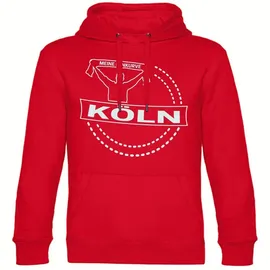 multifanshop Hoodie Köln - Meine Fankurve rot XXL