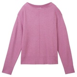 TOM TAILOR Strickpullover, Gr. L, mauvy plum, , 67310508-L