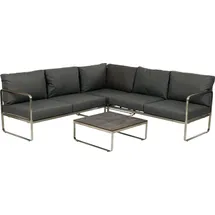 Greemotion Boston Loungeset schwarz/grau
