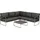 Greemotion Boston Loungeset schwarz/grau