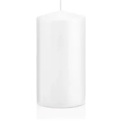 Wiedemann Kerzen Stumpenkerzen Weiß 100 x Ø 40 mm, 24 Stück, Kerzen in RAL Kerzengüte Qualität