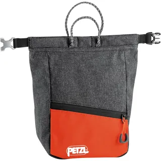 Petzl Sakab Chalkbag - Grey / Red - One Size