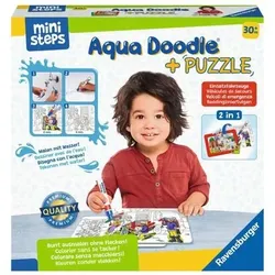 RAVENSBURGER 04183 ministeps Aqua Doodle® Puzzle: Einsatzfahrzeuge