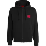 Hugo Daple Sweatjacke Rot/Schwarz L