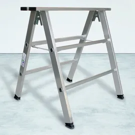 Günzburger Arbeitsbock Aluminium klappbar 0,90 x 0,71 m grau