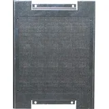 Axing QMP4045 Montageplatte aus perforiertem Blech, verzinktes Stahlblech, 400 x 400 mm