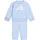 adidas BIG LOGO ESSENTIALS JOGGER Glow Blue/White 104