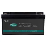 WhisperPower AGM Power Batterie 80Ah 12V