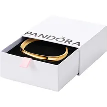 Pandora Organisch Geformter Offener Armreif aus Sterling Silber mit vergoldeter Metalllegierung 563310C00-3 Größe 19 cm