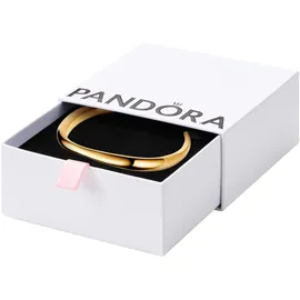 Pandora Organisch Geformter Offener Armreif aus Sterling Silber mit vergoldeter Metalllegierung 563310C00-3 Größe 19 cm