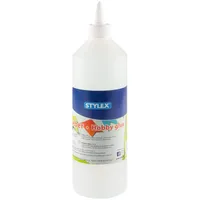 Stylex 23344 - Bastelkleber, 500 g transparenter Flüssigklebstoff, lösungsmittelfrei,
