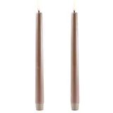 UYUNI LIGHTING Uyuni LED Tafelkerze 25cm Sandstone 2 x)