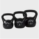 Gorilla Sports Kettlebell Kunststoff 30 kg schwarz