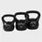 Gorilla Sports Kettlebell Kunststoff 30 kg schwarz