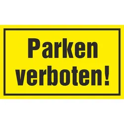 Hinweisschild -  Parken verboten -  300 x 200