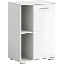 VCM Prego 55 x 79 x 37 cm hochglänzend / weiß