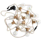 Newgarden LED-Lichterkette Kunststoff 800 cm Braun/Rost