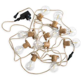 Newgarden LED-Lichterkette Kunststoff 800 cm Braun/Rost