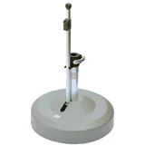 nertes gmbh LIRO Sonnenschirmständer Mini 35 kg , rund Kunststoff Grau Anthrazit