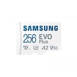 Samsung EVO Plus microSDXC UHS-I U3 256GB & SD adapter - Speicherkarte