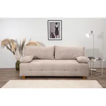 Collection AB Schlafsofa Polyester 2-Sitzer Beige