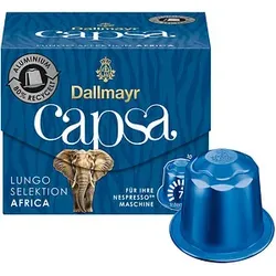 Dallmayr Capsa Lungo Selektion Africa Kaffeekapseln Arabica- und Robustabohnen 10 Portionen