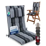 Set Auflage Sitzauflage Kissen Gartenstuhl Polsterauflage Stuhl Hochlehner UV