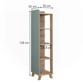 Vicco Badezimmerregal, Karen (30 x 35 x 128 cm,