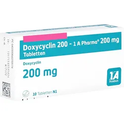 Doxycyclin 200-1a Pharma Tabletten 10 St