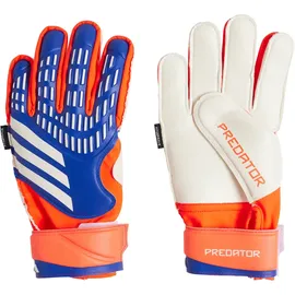 Adidas Predator Match Kids Fingersave Torwarthandschuhe Lucid Blue / Solar Red / White 7