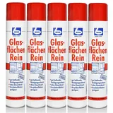 Dr. Becher GmbH 5x Dr. Becher Glasflächen Reiniger 500ml Sprühdose