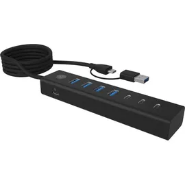 Icy Box IB-HUB1737-C3 7-Port USB 3.2 Gen 1 Hub