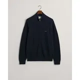 GANT Strickjacke aus Baumwoll-Piqué - Blau - XL