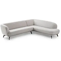 leolux Ecksofa Flint Stoff Blanc