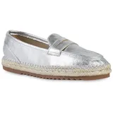 VAN HILL Damen Espadrilles in Silber