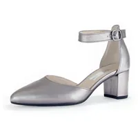 Gabor Fashion Spangenpumps in silber | Gr.: 38,5