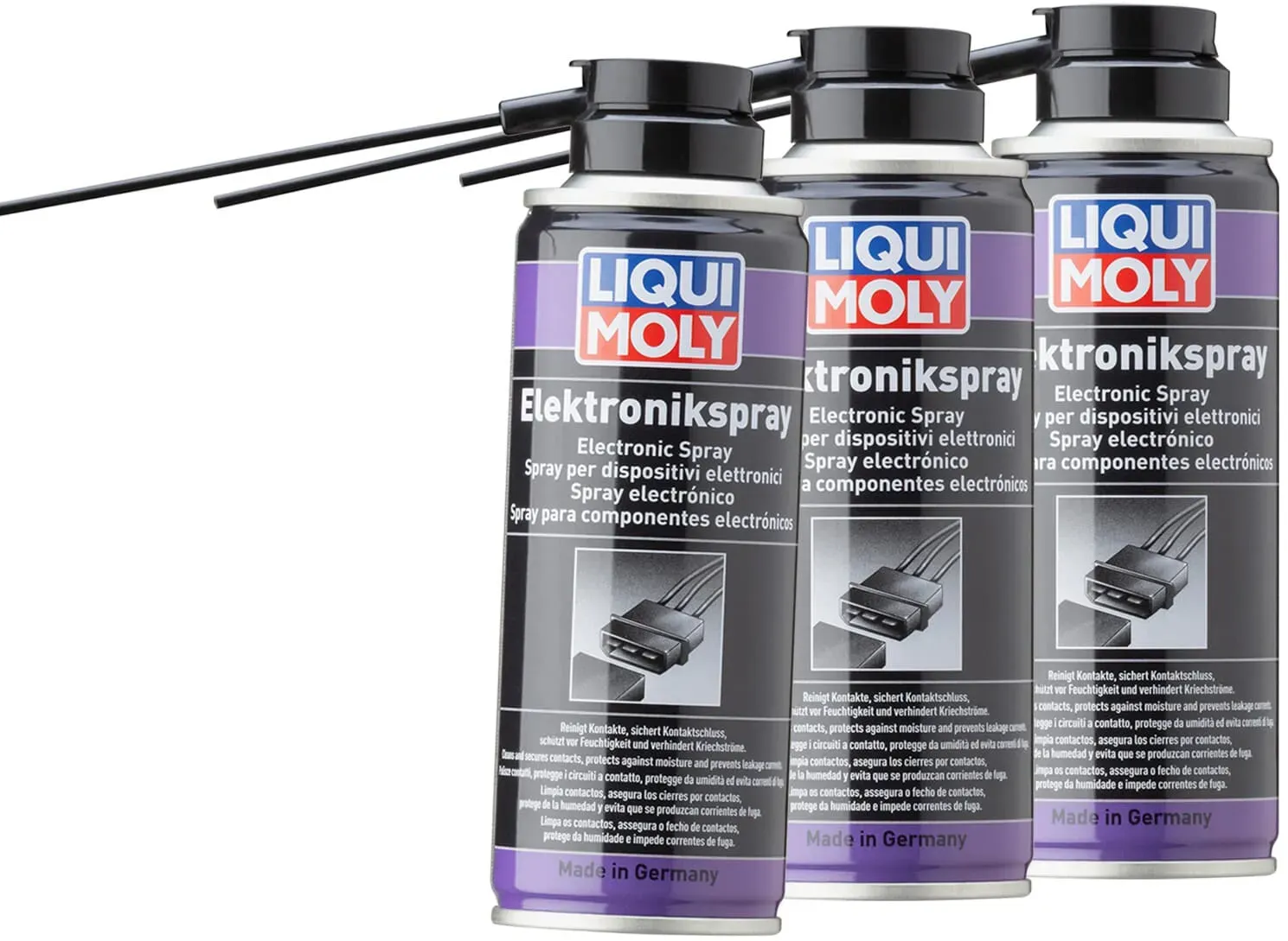 3x 200ml Liqui Moly Elektronikspray Elektronikreiniger Kontaktspray Dose: