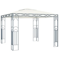 DOTMALL Pavillon Gartenzelt mit 100% Polyester Dach,Metall Gestell,300 x 300 cm