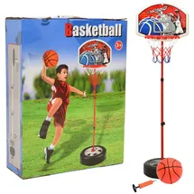 vidaXL Basketball Spiel-Set Verstellbar 120 cm Beige/Mehrfarbig