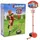 vidaXL Basketball Spiel-Set Verstellbar 120 cm Beige/Mehrfarbig